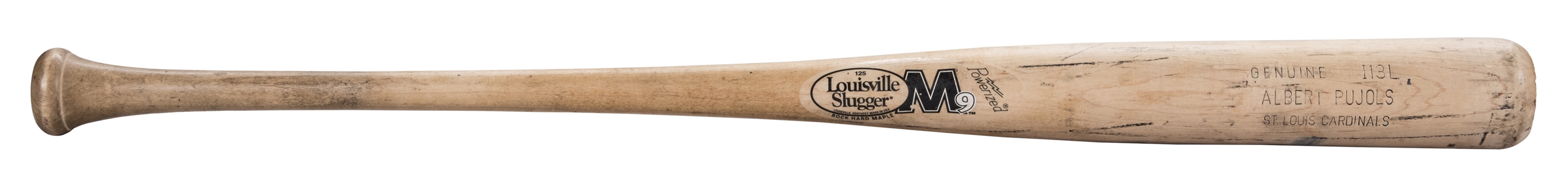 2006 Albert Pujols Game Used Louisville Slugger I13L Model Bat (PSA/DNA GU 8.5)